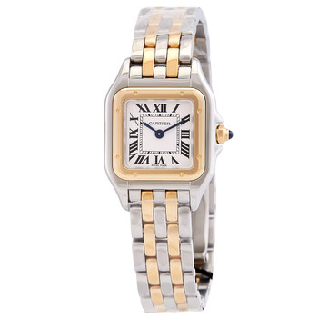 Panthere De Cartier Small Quartz Silver Dial Watch W2PN0013