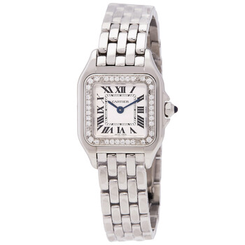 Panthre Small Model Diamond White Dial Watch W4PN0016