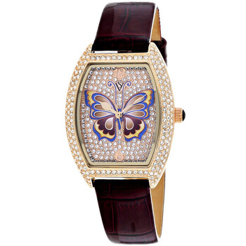 Papillon Quartz Gold Dial Watch CV4874P
