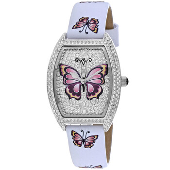 Papillon Quartz Silver Dial Watch CV4871