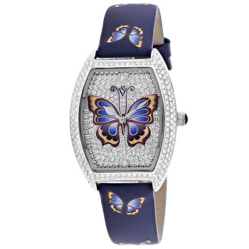 Papillon Quartz Silver Dial Watch CV4872