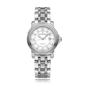Patravi AutoDate Automatic White Dial Watch 00.10637.08.23.21