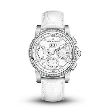 Patravi Chronodate Chronograph Automatic Diamond Watch 00.10611.08.74.13