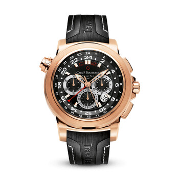 Patravi TravelTec Chronograph Automatic Black Dial Watch 00.10620.03.33.02