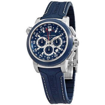 Patravi TravelTec Chronograph Automatic Blue Dial Watch 00.10620.23.53.01