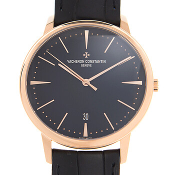 Patrimony Automatic Black Dial Watch 85180000R9232