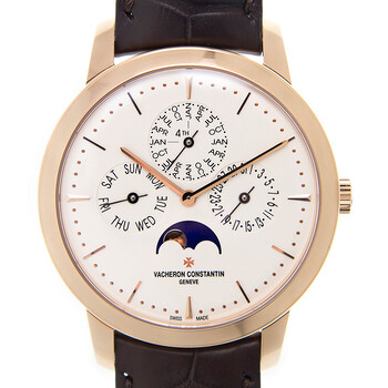 Patrimony Perpetual Calendar Pink Gold Watch 43175000R9687