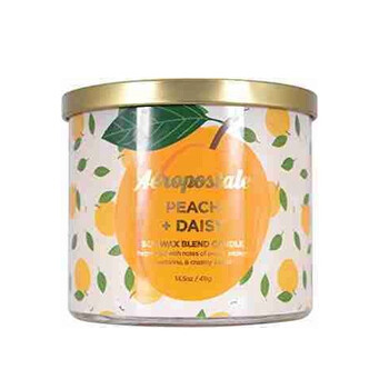 Peach And Daisy 14.5 oz Scented Candle
