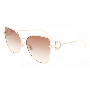 Peach Gradient Cat Eye Sunglasses SF296SR 719