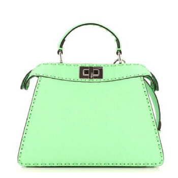 Peekaboo Top Handle Leather Bag
