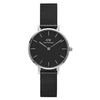 Petite Ashfield Quartz Black Dial Watch DW00100246