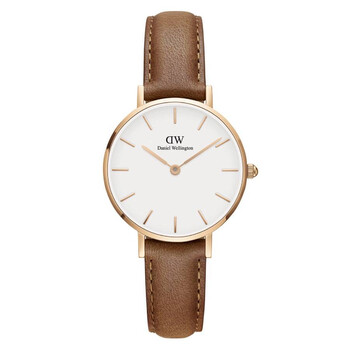 Petite Durham Quartz White Dial Watch DW00100228