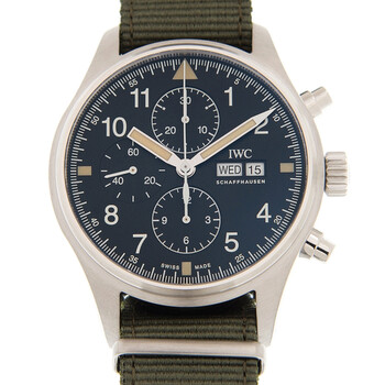 Pilot Chronograph Automatic Black Dial Watch IW377724