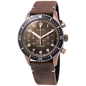 Pilot Cronometro Tipo CP2 Flyback Chronograph Automatic Bronze Grained Dial Watch 29.2240.40518.C801
