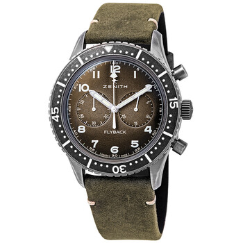 Pilot Cronometro Tipo CP2 Flyback Chronograph Automatic Grey Grained Dial Watch 11.2240.40521.C773