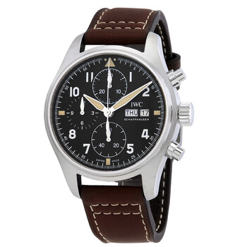 Pilot Spitfire Chronograph Automatic Black Dial Watch IW387903