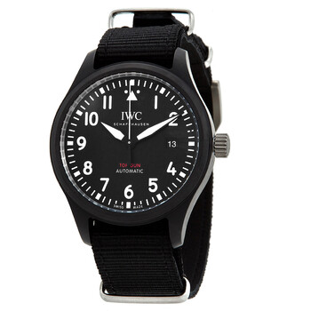 Pilot Top Gun Automatic Black Dial Watch IW326901