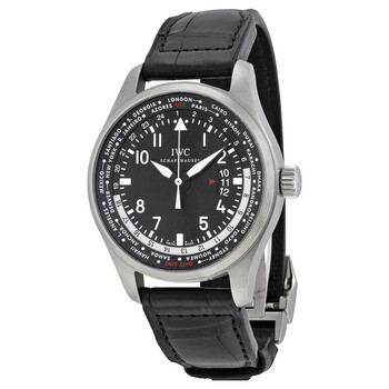 Pilot Worldtimer Automatic Black Dial Watch IW326201