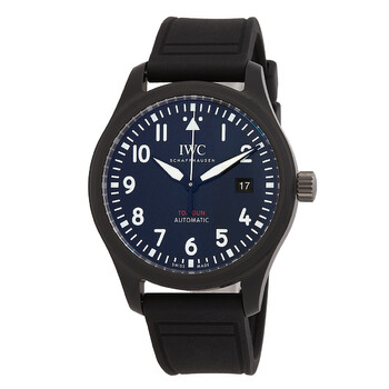 Pilots Top Gun Automatic Black Dial Watch IW326906