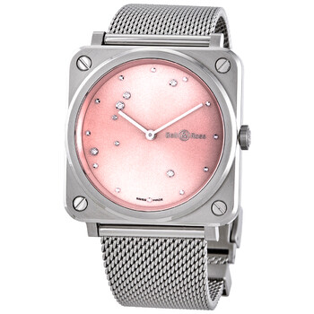 Pink Diamond Eagle Quartz Pink Dial Watch BRSEPSTSST