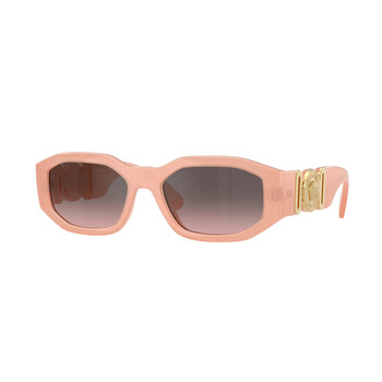 Pink Gradient Grey Flash Geometric Sunglasses VE4361 539258