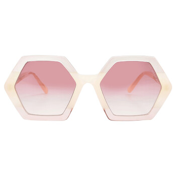 Pink Gradient Hexagonal Sunglasses MARC 521S 0NG33X