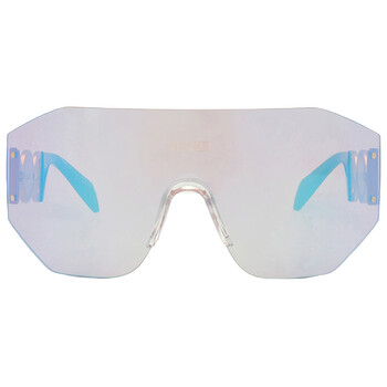 Pink Mirrored Blue Shield Sunglasses VE2258 1002MA