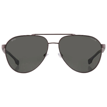 Polarized Green Pilot Sunglasses BOSS 1485S 0MFKUC
