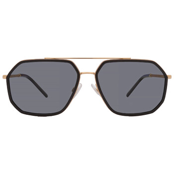 Polarized Grey Navigator Sunglasses DG2285 0281