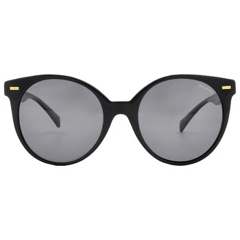 Polarized Grey Round Sunglasses VE4442 GB181