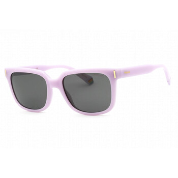 Polarized Grey Square Sunglasses PLD 6191S 0789M9