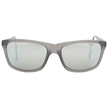 Polarized Grey Square Sunglasses SCH156M 9MBP
