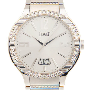 Polo Automatic Diamond Silver Dial Watch GOA36225