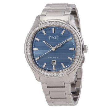 Polo Date Automatic Diamond Blue Dial Watch G0A47027