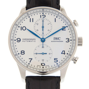 Portugieser Chronograph Edition 150 Years Automatic White Dial Watch IW371602