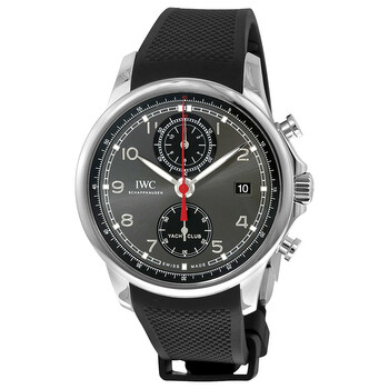 Portugieser Yacht Club Automatic Anthracite Dial Black Rubber Watch