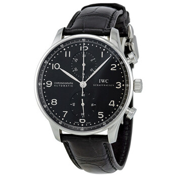 Portuguese Automatic Chronograph Black Dial Watch