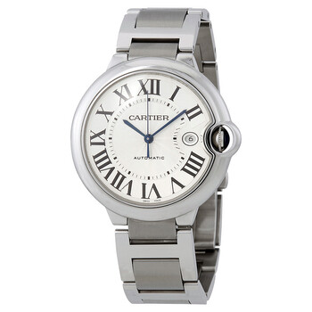 PreOwned Cartier Ballon Bleu de Cartier Silver Stainless Steel Watch W69012Z4