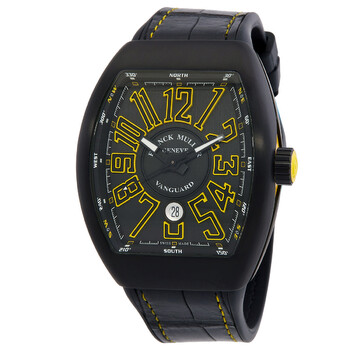 PreOwned Franck Muller Vanguard Automatic Black Dial Watch V45SCDTTTNRBRJANRNRJA
