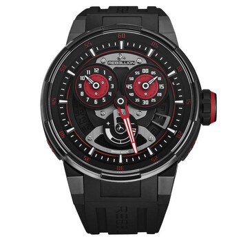 Predator 2.0 Chronograph Automatic Black Dial Watch RB.PR2.REG.TB.BKRD1