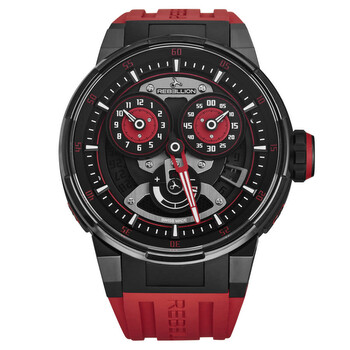Predator 2.0 Chronograph Automatic Black Dial Watch RB.PR2.REG.TB.BKRD