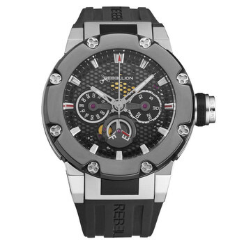 Predator Chronograph Automatic Black Dial Watch RB.PR.MCH.STBC