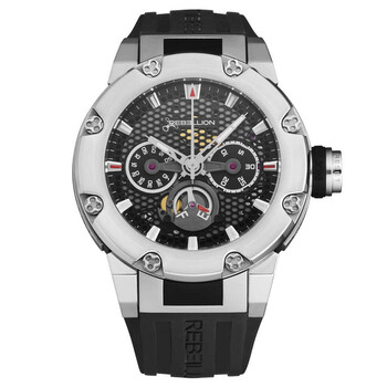 Predator Chronograph Automatic Black Dial Watch RB.PR.MCH.ST