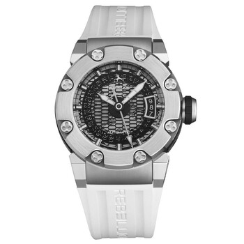 Predator S Automatic Silver Dial Watch RB.PRS.3H.TI.BK