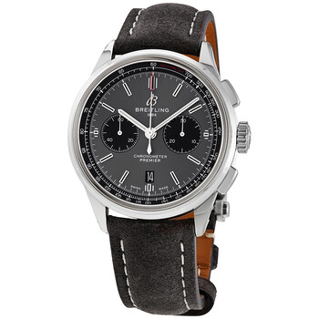 Premier B01 Chronograph Automatic Grey Dial Watch AB0118221B1X1