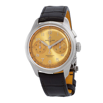 Premier B09 Chronograph Champagne Dial Hand Wind Watch AB0930F51H1P1