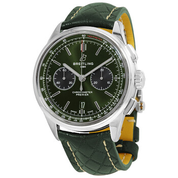 Premier Bentley Chronograph Automatic Chronometer Green Dial Watch AB0118A11L1X1