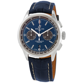 Premier Chronograph Automatic Chronometer Blue Dial Watch AB0118A61C1P2