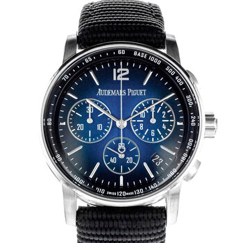 Preowned Audemars Piguet Code 11.59 Chronograph Automatic Blue Dial Watch 26393BC.OO.A002KB.01