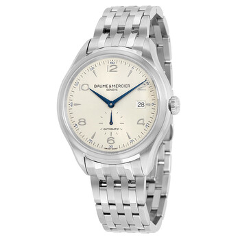 Preowned Baume et Mercier Clifton Silver Dial Watch A10099